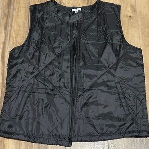 Socialite Black Quilted Vest